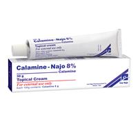 calamine- najo 8% (topical cream)