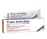 triple sulfa- najo (vaginal cream)