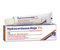 hydrocortisone- najo 1% (topical oint.)