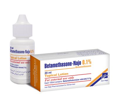 betamethasone- najo 0.1% (topical lotion)