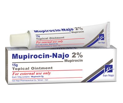 mupirocin- najo2% (topical oint.)