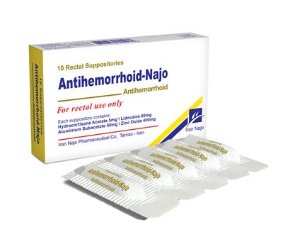 antihemorrhoid- najo (rectal supp.)