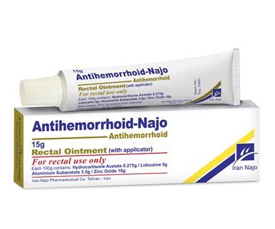antihemorrhoid- najo (rectal oint.)
