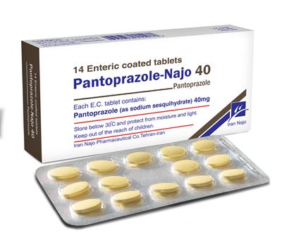 pantoprazole- najo 40 (e.c. tab.)