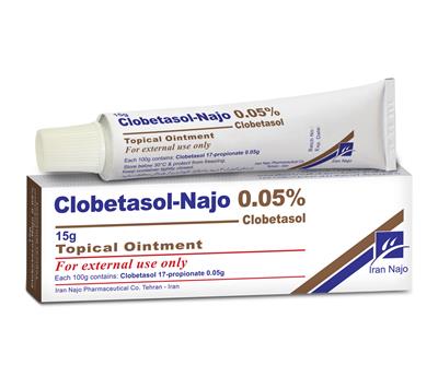 clobetasol-najo 0.05% (topical oint.)