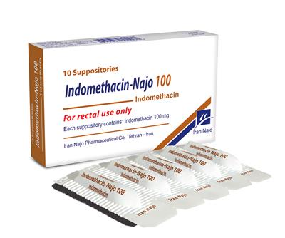 indomethacin- najo 100 (rectal supp.)