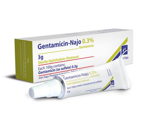 Gentamicin-Najo 0.3% (sterile ophthalmic oint.)