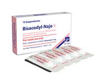 bisacodyl- najo 5 (rectal supp.)