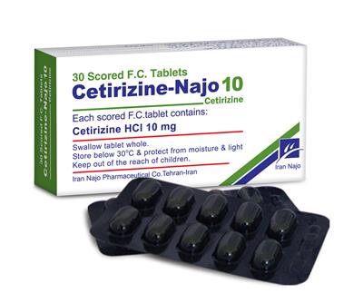 cetirizine- najo 10 (tab.)