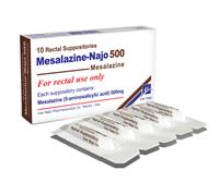 mesalazine- najo 500 (rectal supp.)