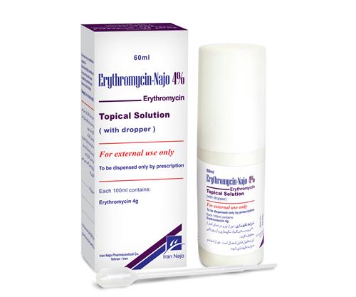 erythromycin- najo 4% (topical solution)