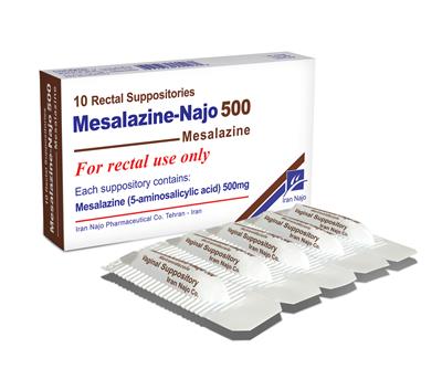 mesalazine- najo 500 (rectal supp.)