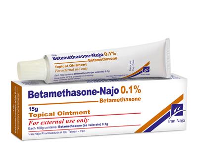 betamethasone- najo 0.1% (topical oint.)