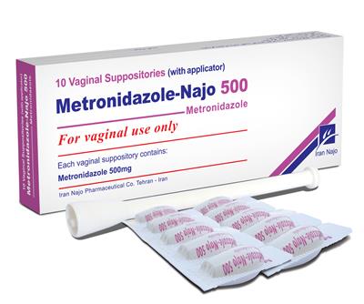 metronidazole-najo 500 (vaginal supp.)